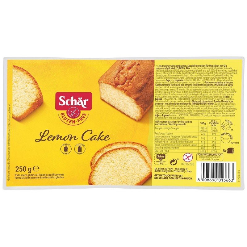Lemon cake- ciasto cytrynowe BEZGL. 250 g - SCHAR