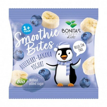 Liofilizowana przekąska borówka-banan-jogurt BIO 10 g - BONITAS