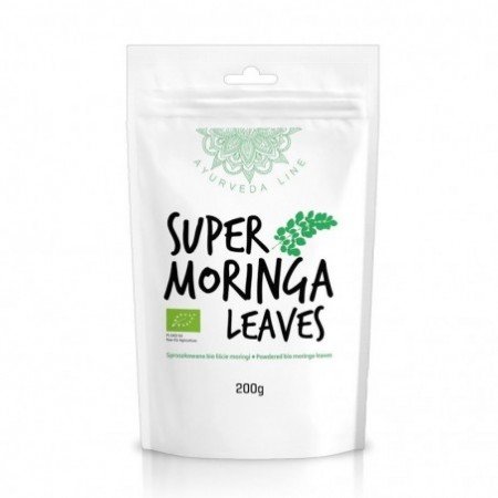 Liście Moringi sproszkowane BIO 200 g - DIET FOOD