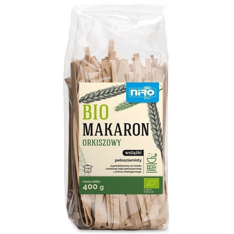 Makaron orkiszowy wstążki 400 g BIO - NIRO
