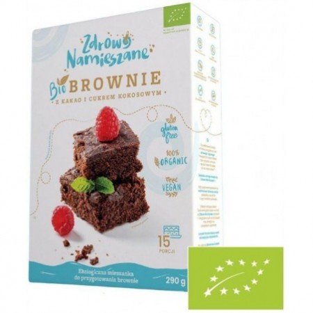 Mieszanka do wypieku brownie z kakao i cukrem kokosowym 290 g - ZDROWO NAMIESZANE