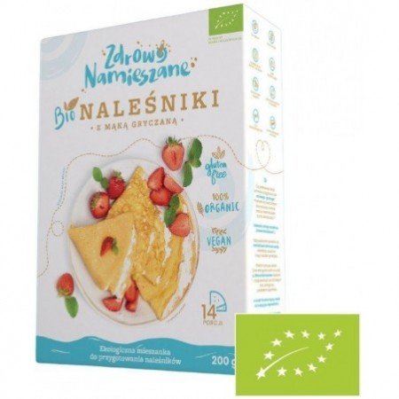 Mieszanka do wyrobu naleśników z mąką gryczaną BIO 200 g - ZDROWO NAMIESZANE