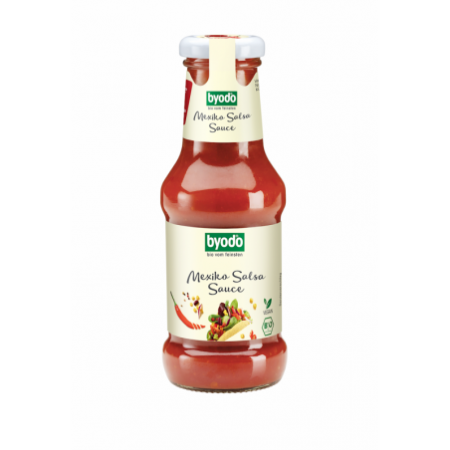 SOS MEKSYKAŃSKI SALSA BEZGLUTENOWY BIO 250 ml - BYODO