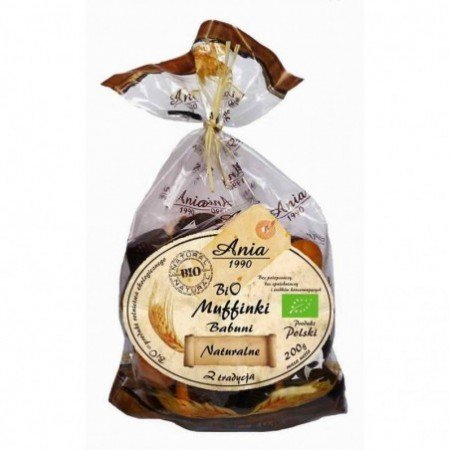 Muffinki babuni naturalne BIO 200 g - ANIA BIO