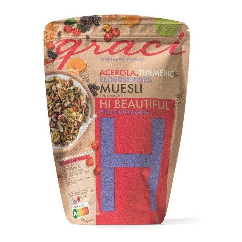 Musli funkcjonalne Hi Beautiful Pro-Collagen 300 g - GRACI