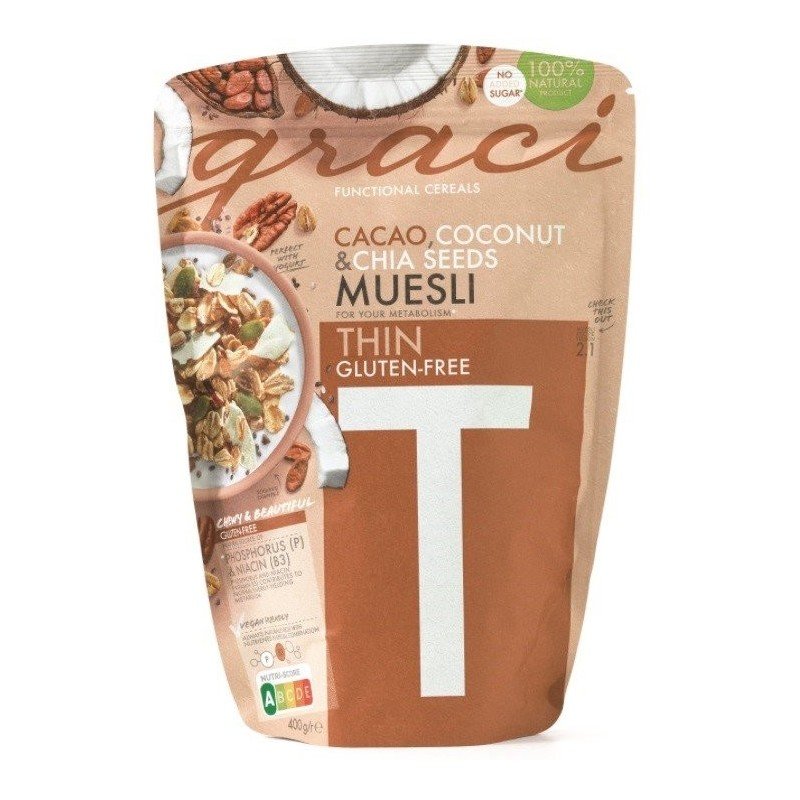 Musli funkcjonalne Thin BEZGL. 400 g - GRACI