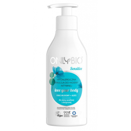 EMULSJA DO HIGIENY INTYMNEJ HIPOALERGICZNA ECO 250 ml - ONLY BIO