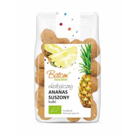 ANANAS SUSZONY KULKI BIO 100 g - BATOM