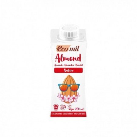 Napój migdałowy bez cukru BEZGL. BIO 200 ml - ECOMIL