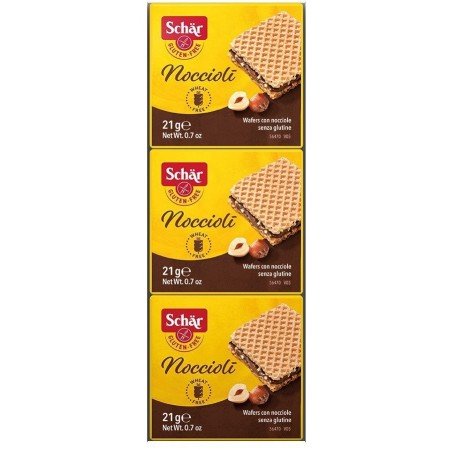 Noccioli- wafelki orzechowe BEZGL. 63 g - SCHAR