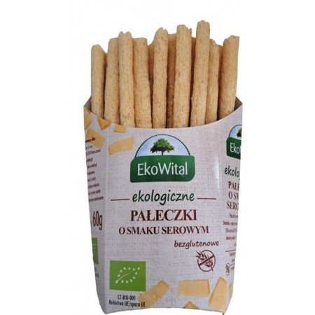 Pałeczki o smaku serowym BEZGL. BIO 60 g - EKOWITAL