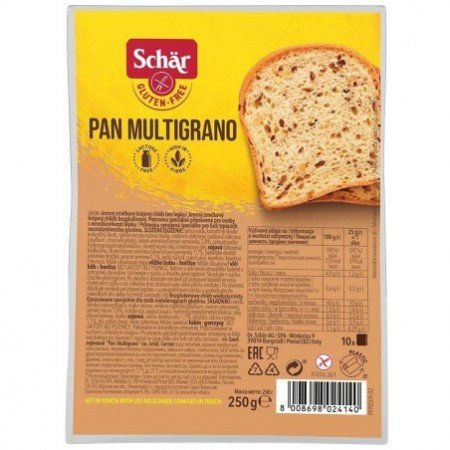 Pan Multigrano- chleb wieloziarnisty BEZGL. 250 g - SCHAR