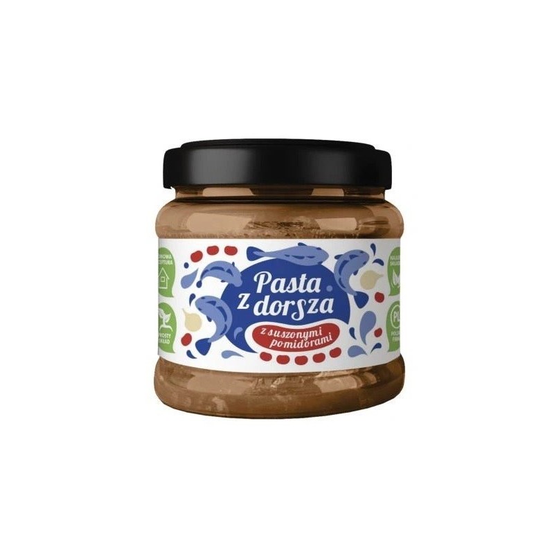 Pasta z dorsza z suszonymi pomidorami 140 g - KUTERFISH