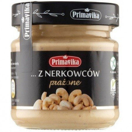 Pasta z prażonych orzechów nerkowca 185 g - PRIMAVIKA