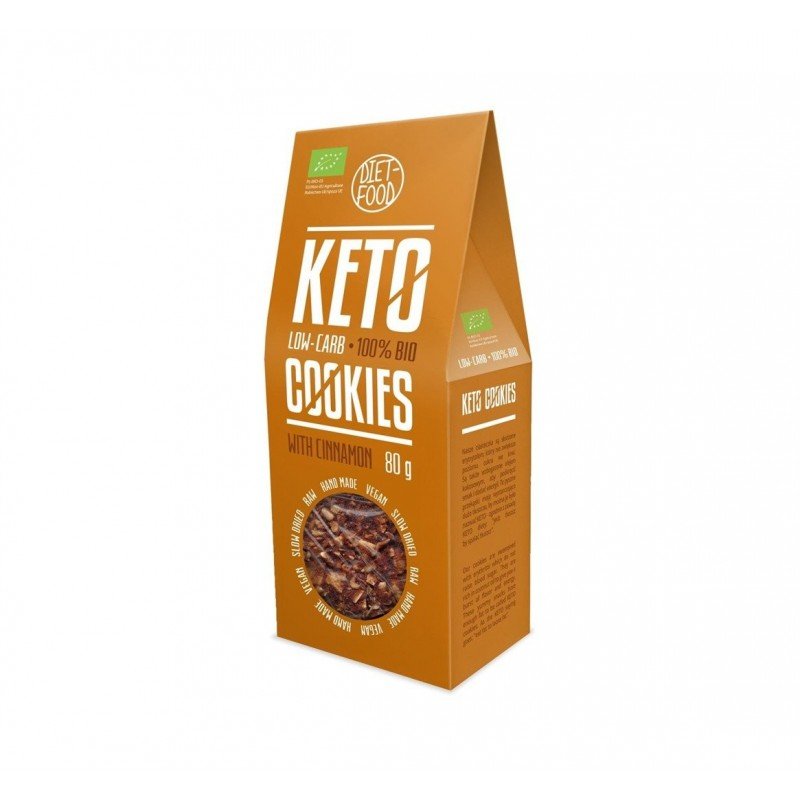 Ciasteczka KETO z cynamonem BIO 80 g