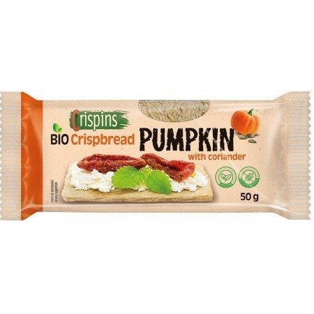 Pieczywo chrupkie dyniowe z kolendrą BEZGL. BIO 50 g - EXTRUDO