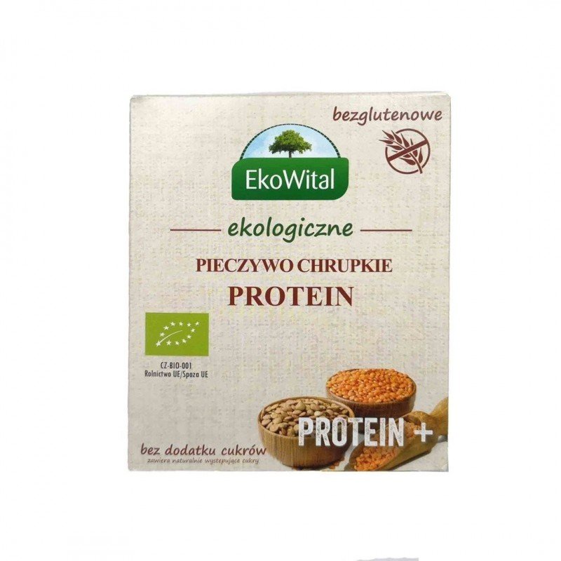 Pieczywo chrupkie PROTEIN BEZGL. BIO 100 g - EKOWITAL