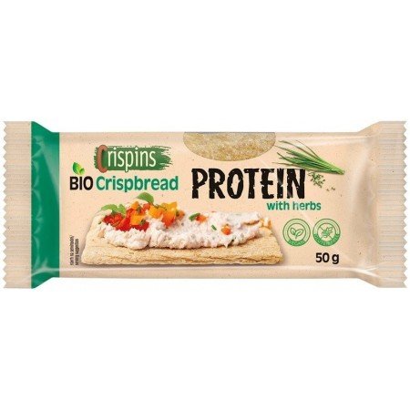 Pieczywo chrupkie PROTEIN z ziołami BEZGL. BIO 50 g - EXTRUDO