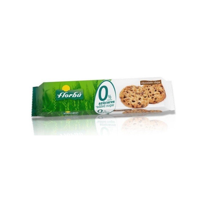 Ciastka z kawałkami czekolady bez dodatku cukru 120g