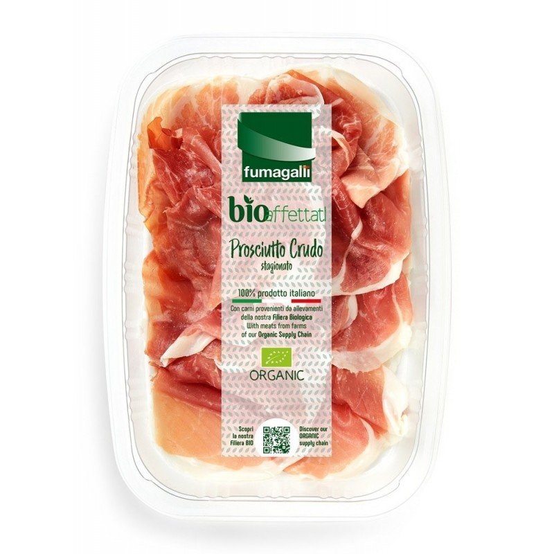 Prosciutto crudo- szynka dojrzewająca BIO 70 g - FUMAGALLI