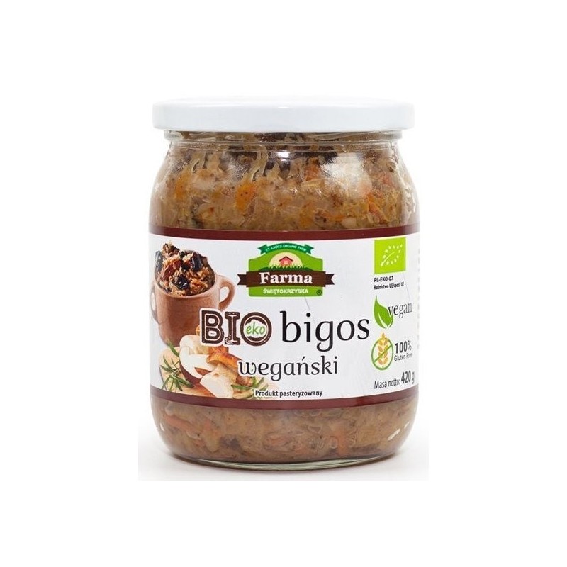 BIGOS WEGAŃSKI BEZGLUTENOWY BIO 420 g - FARMA ŚWIĘTOKRZYSKA
