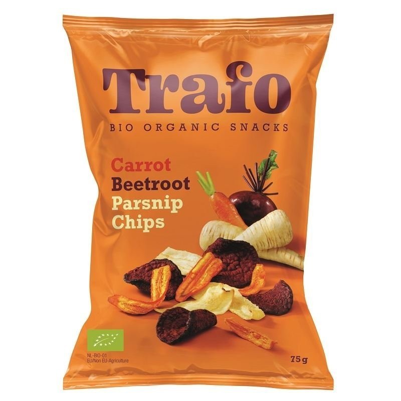 CHIPSY WARZYWNE PIECZONE BIO 75 g - TRAFO
