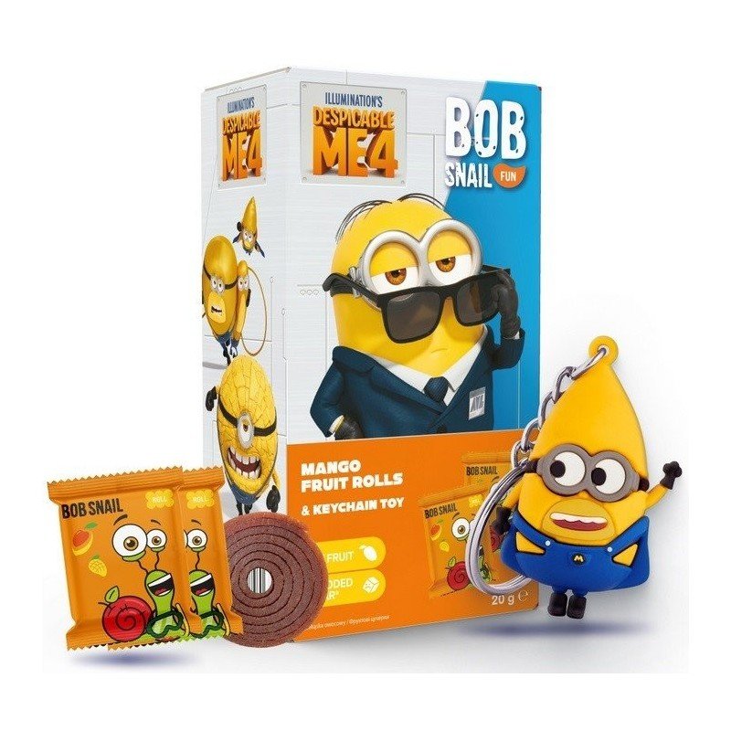 Przekąska mango + zabawka Minions 20g - BOB SNAIL