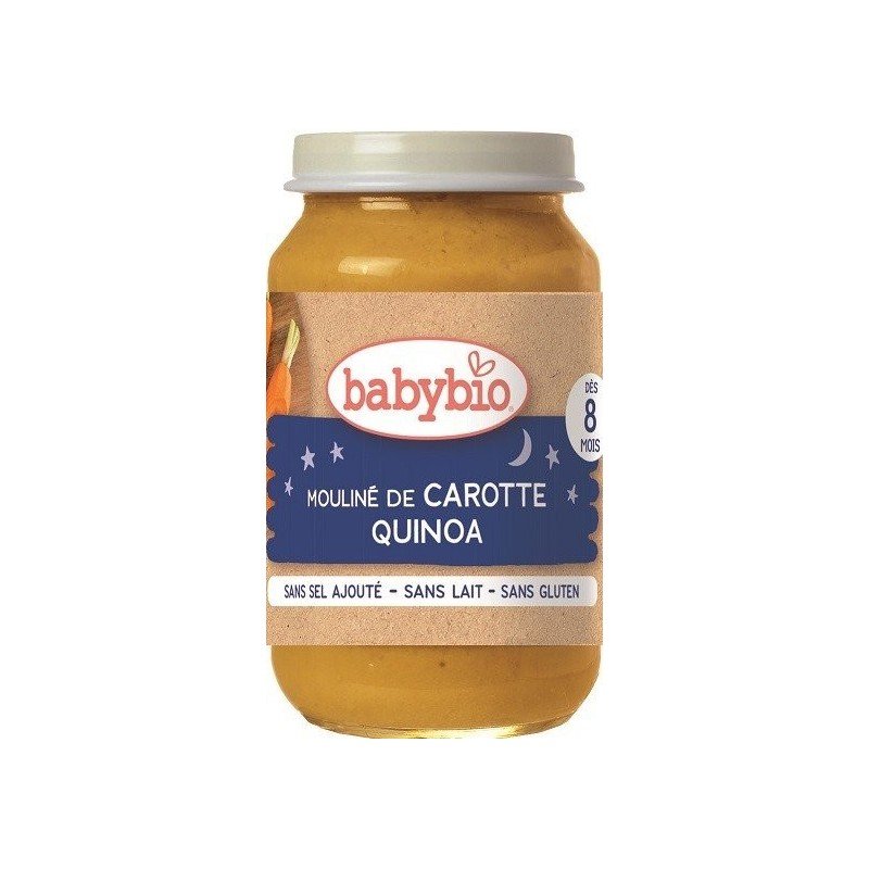 Danie na dobranoc quinoa z marchewką od 8 miesiąca BEZGL. BIO 200 g