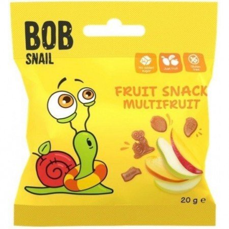 Przekąska wieloowocowa 20g - BOB SNAIL
