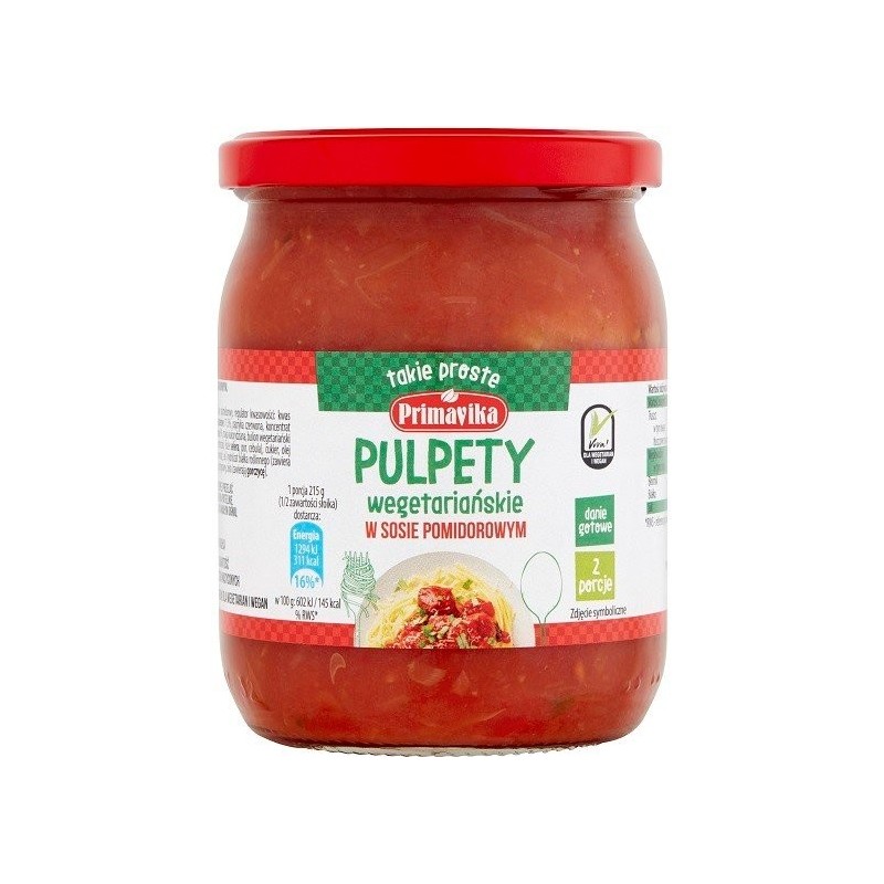 Pulpety ”Wegusie” 430 g - PRIMAVIKA