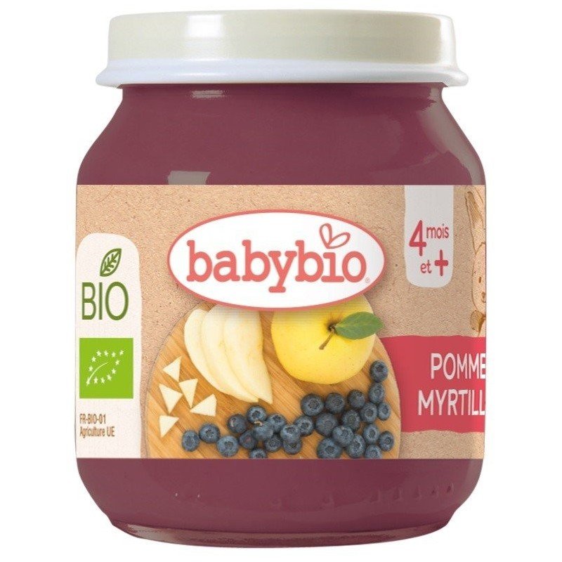 Deser jabłko-borówka od 4 miesiąca BEZGL. BIO 130 g