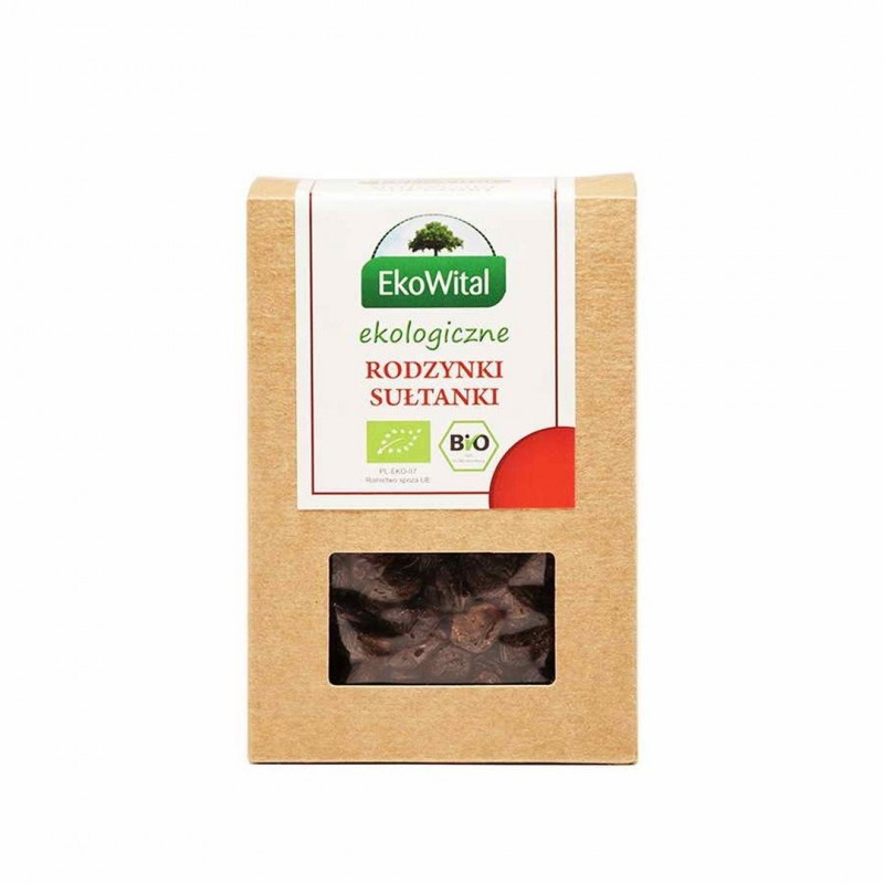 Rodzynki sułtanki BIO 150 g - EKOWITAL