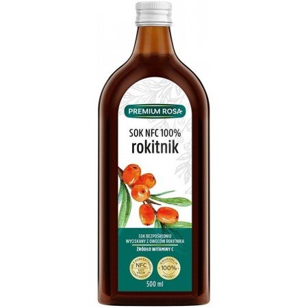 Rokitnik sok 100% BIO B/C 500 ml - PREMIUM ROSA