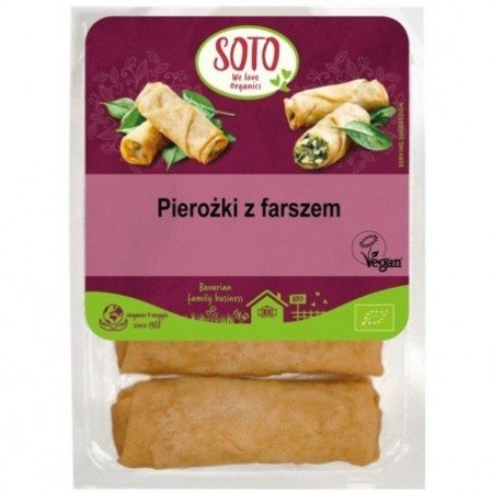 Rollsy ze szpinakiem i orzechami nerkowca BIO 200 g - SOTO