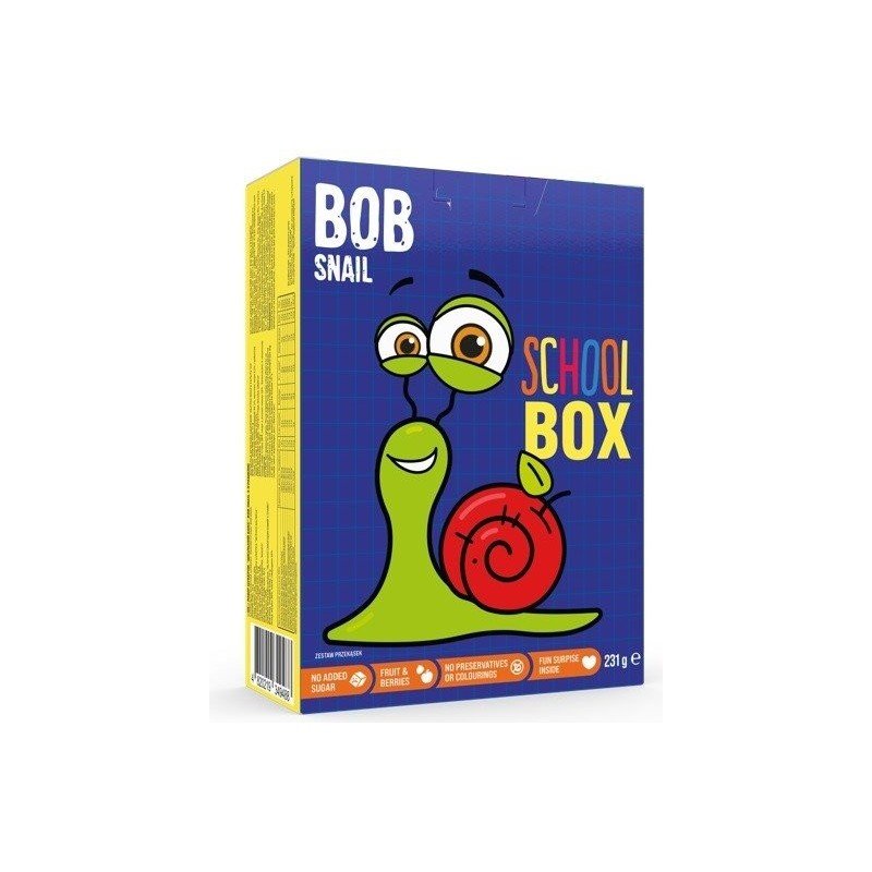 School Box  z zabawką 231g - BOB SNAIL
