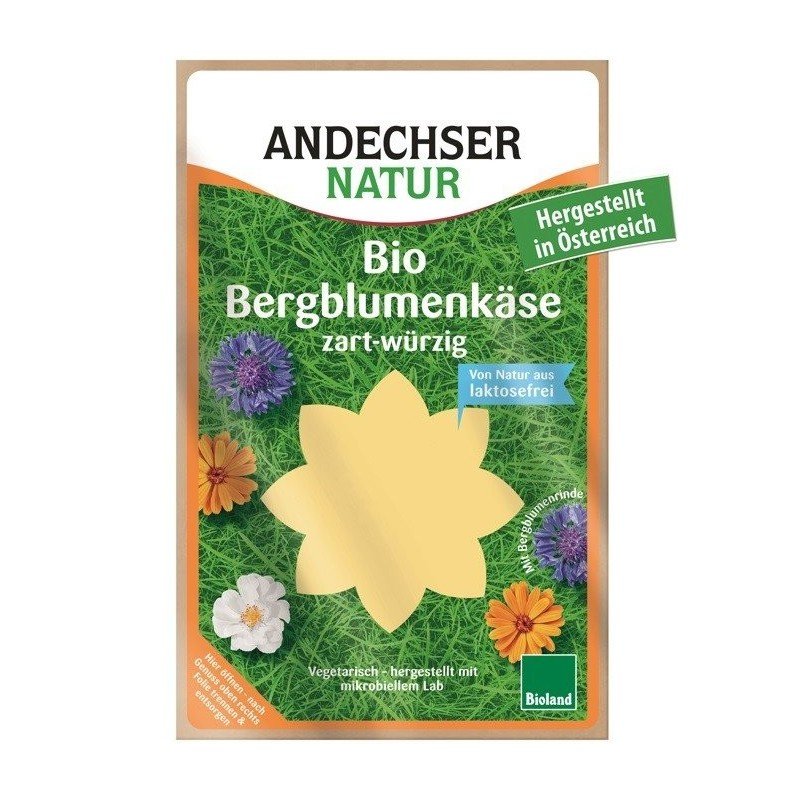 Ser bergblumenkaese w plastrach 50% tł. BIO 125 g - ANDECHSER