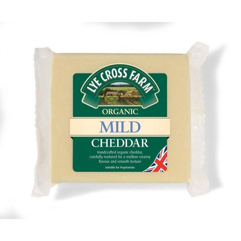 Ser Cheddar łagodny, dojrzewający 3-5 miesięcy BIO 200 g - LYE CROSS FARM