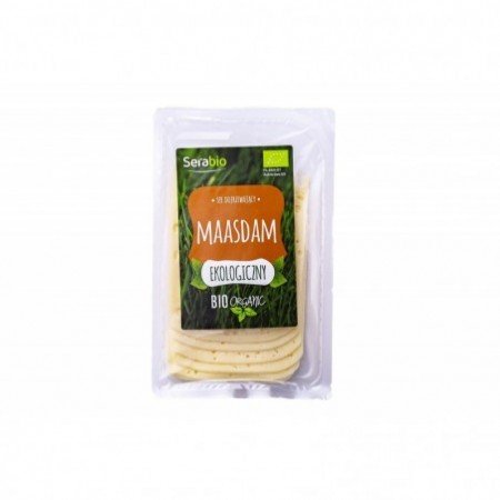 Ser dojrzewający Maasdam w plastrach BIO 125 g - SERABIO