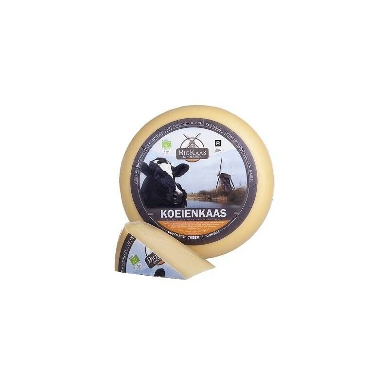 Ser gouda młody BIO mały krąg ok. 1 kg - KINDERDIJK