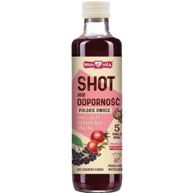 SHOT na odporność "polskie owoce" 250 ml - POLSKA RÓŻA