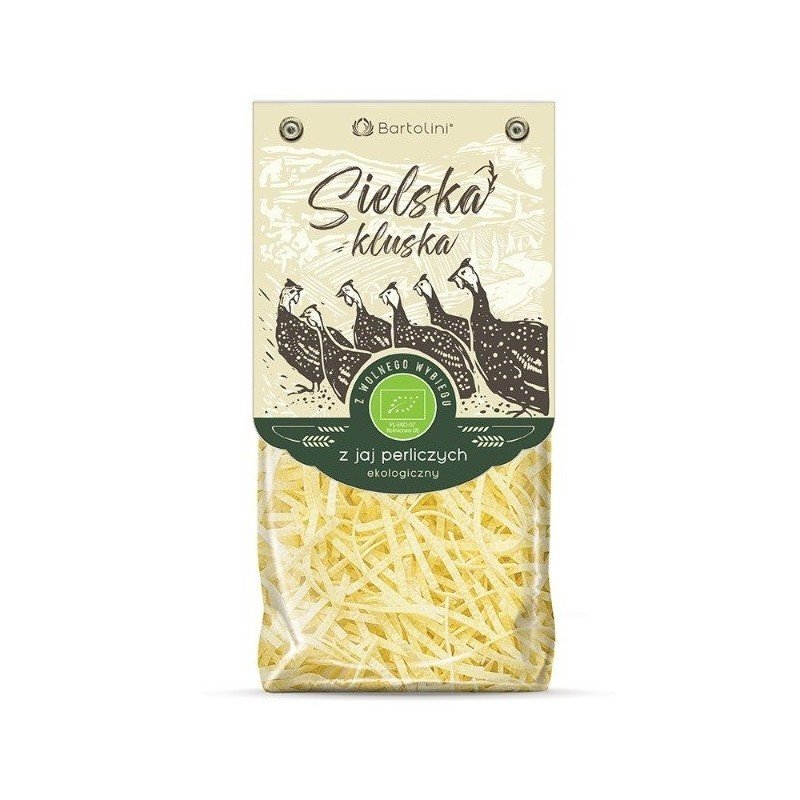 Sielska Kluska z jaj perliczych krajanka BIO 250g - BARTOLINI