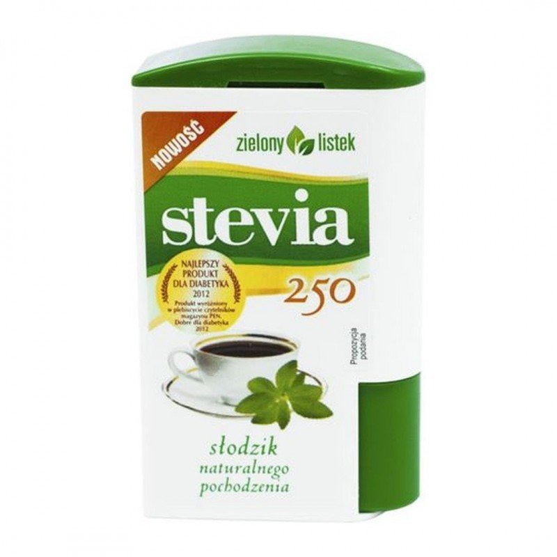 Słodzik 250 tabletek Stevia Zielony Listek - DOMOS