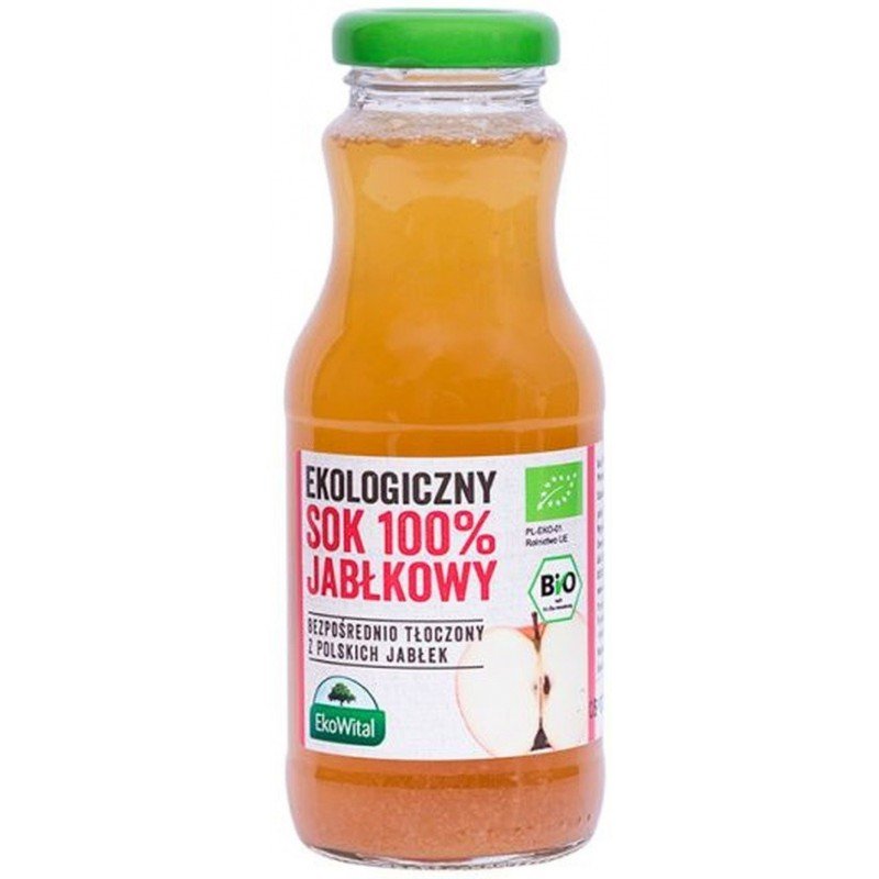 Sok jabłkowy 100 % BIO 250 ml - EKOWITAL