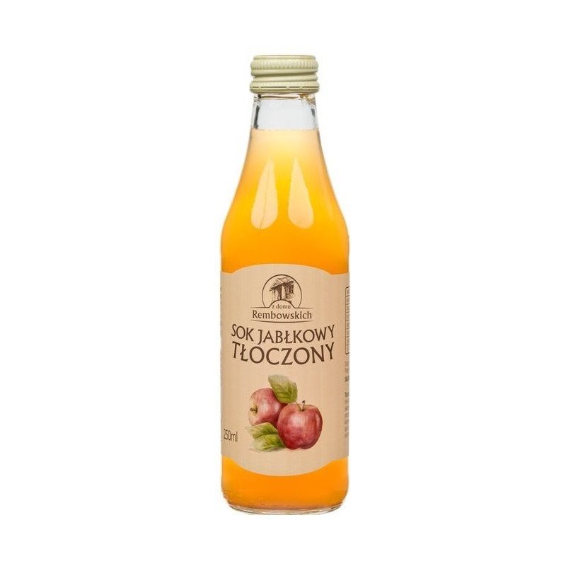 Sok jabłkowy tłoczony 250 ml - REMBOWSCY