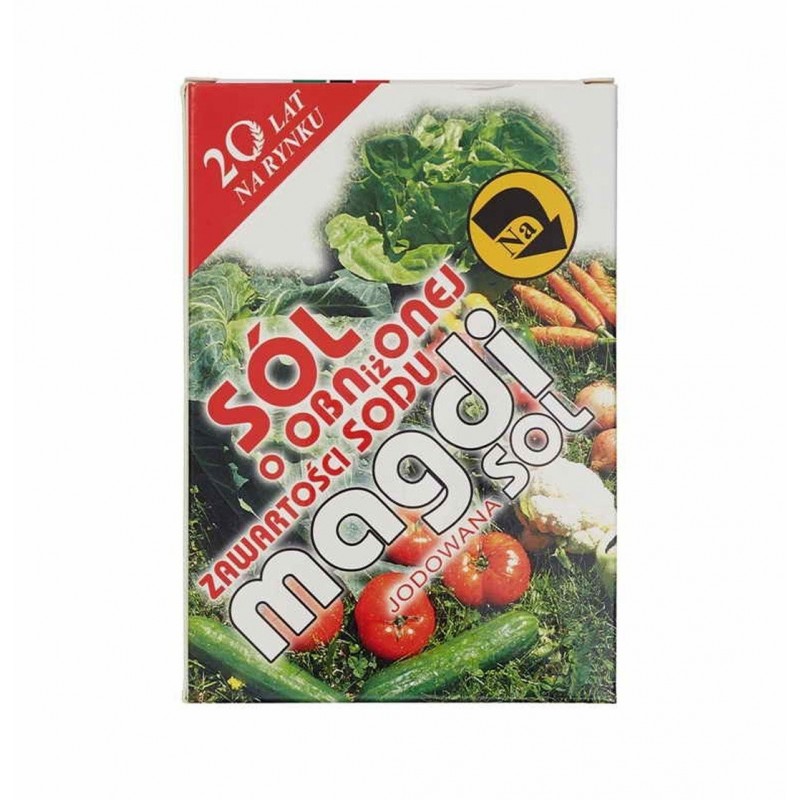 Sól niskosodowa (kartonik)  500 g - MANAVITA