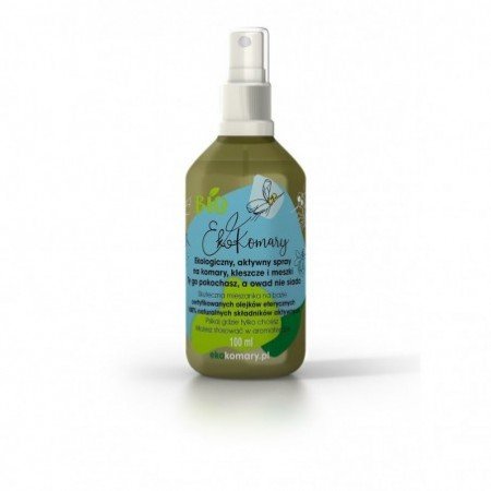 Spray na komary meszki kleszcze BIO 100 ml - EKO KOMARY