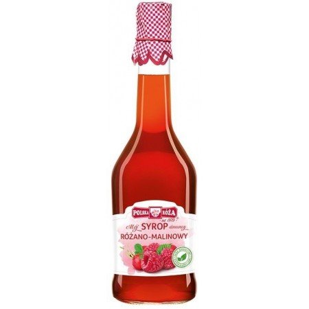 Syrop różano-malinowy 500 ml - POLSKA RÓŻA