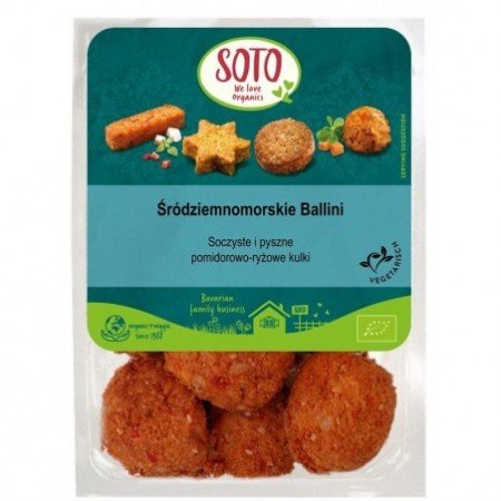 Śródziemnomorskie ballini BIO 250 g - SOTO