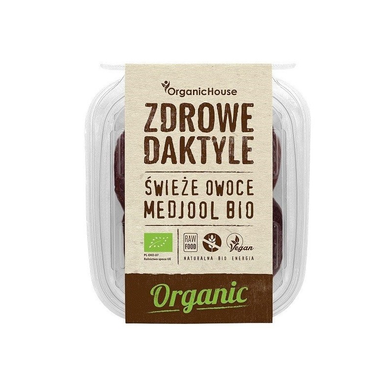 Świeże daktyle Medjool BIO 280 g OrganicHouse - ORGANIC HOUSE