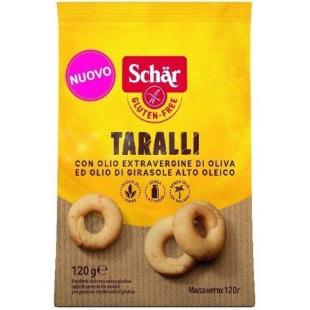 Taralli- przekąska z oliwą z oliwek BEZGL. 120 g - SCHAR
